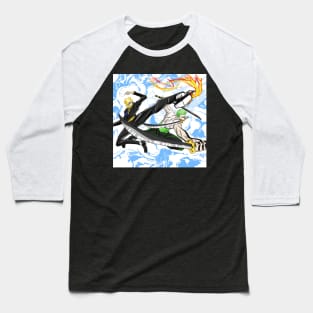 the chef and the swordsman ecopop pirates in anime style Baseball T-Shirt